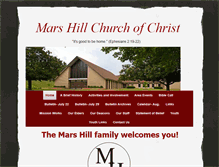 Tablet Screenshot of marshillcc.org